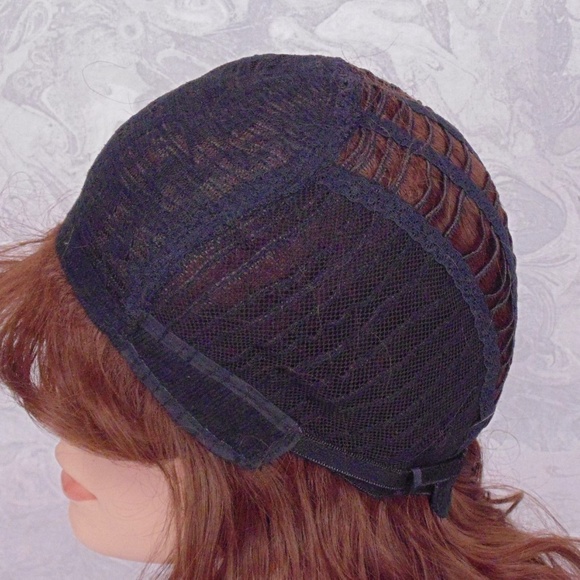 Long Brown Wavy Curly Retro Style Shag Wig - Picture 8 of 8